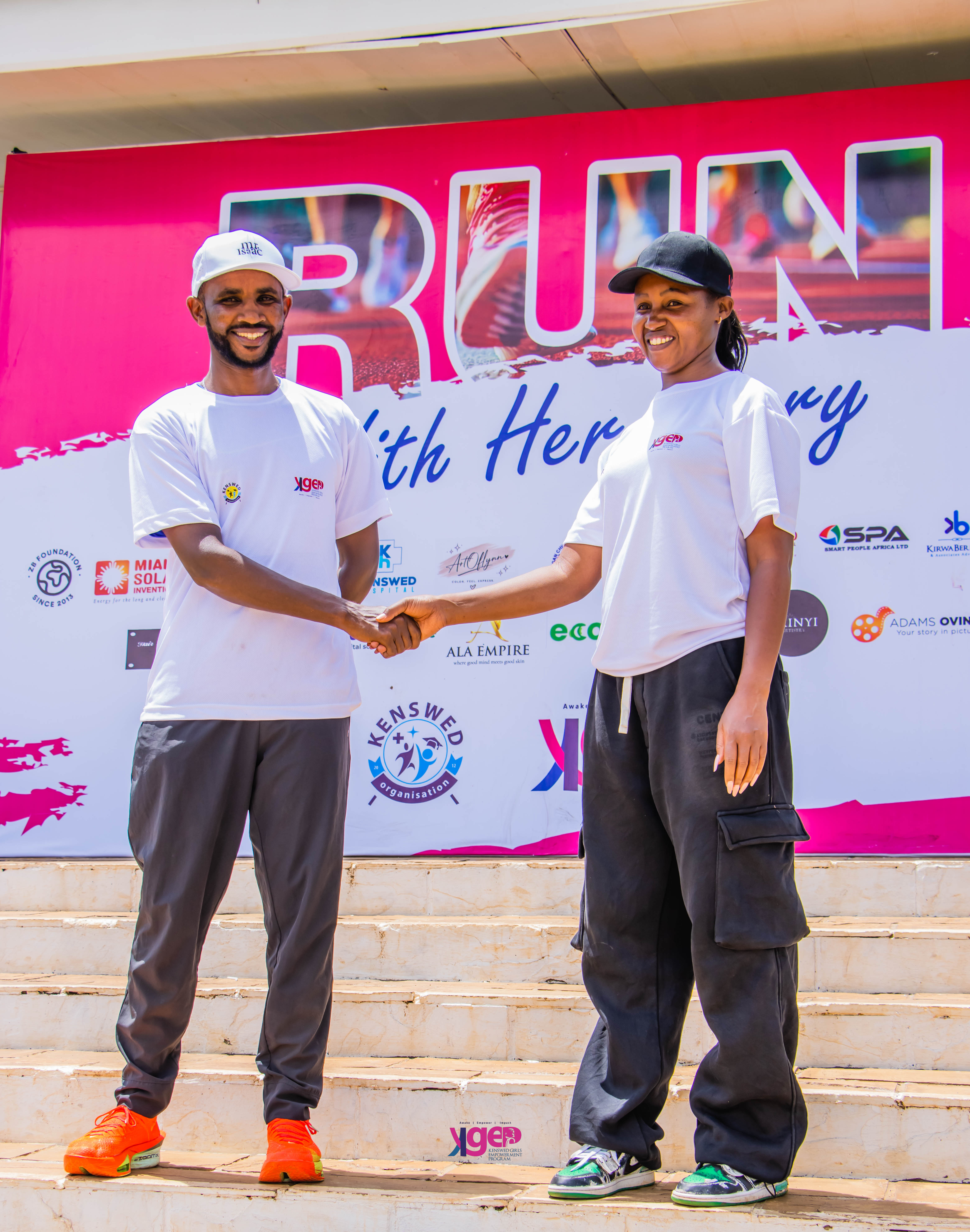 Director Isaac Macharia and Program Lead Anne Naserian