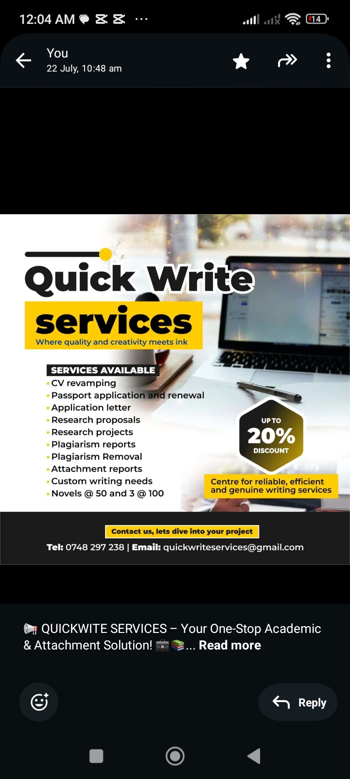quickwriteservices