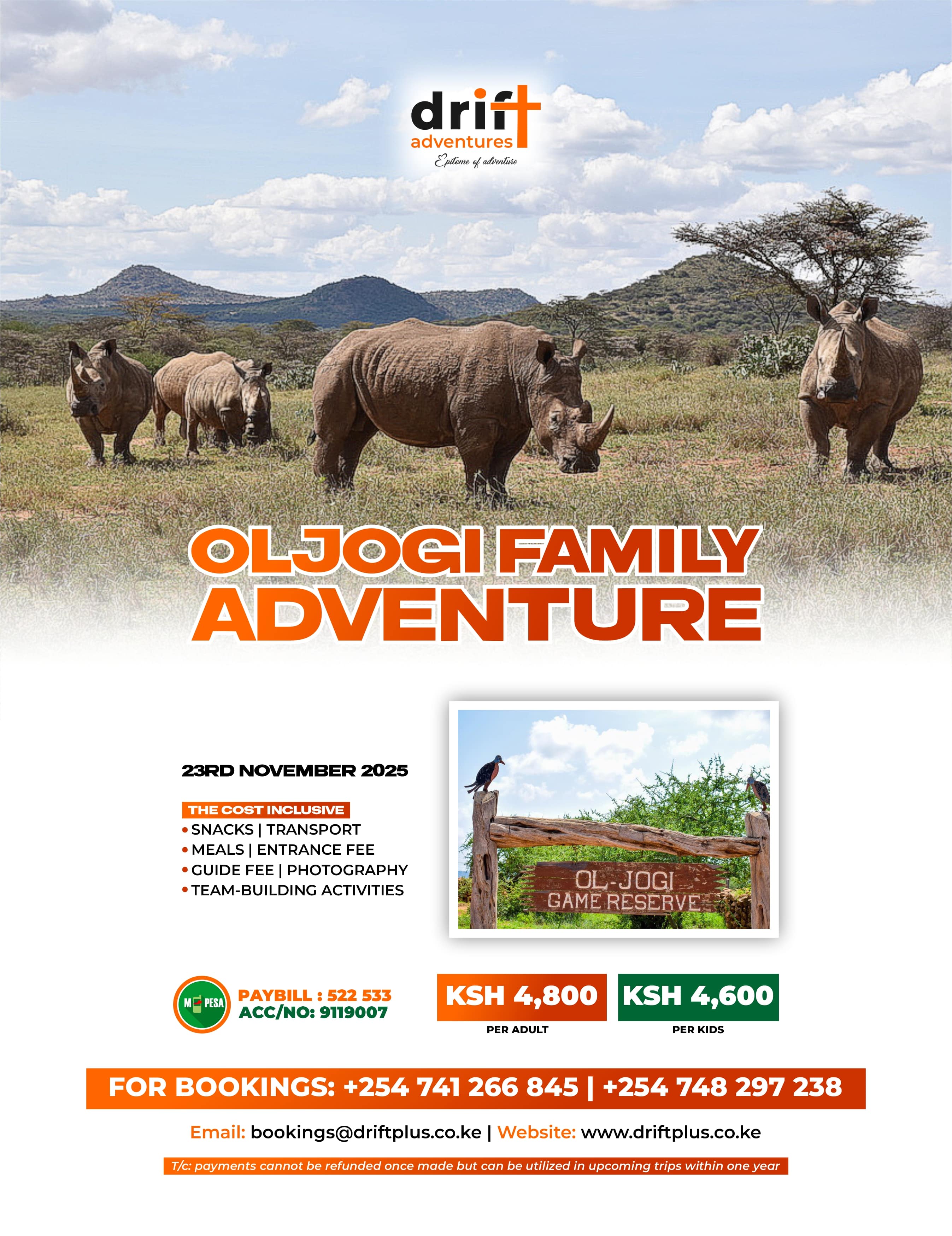 OLJOGI Family Adventure - Home of Africa's Only Bear
