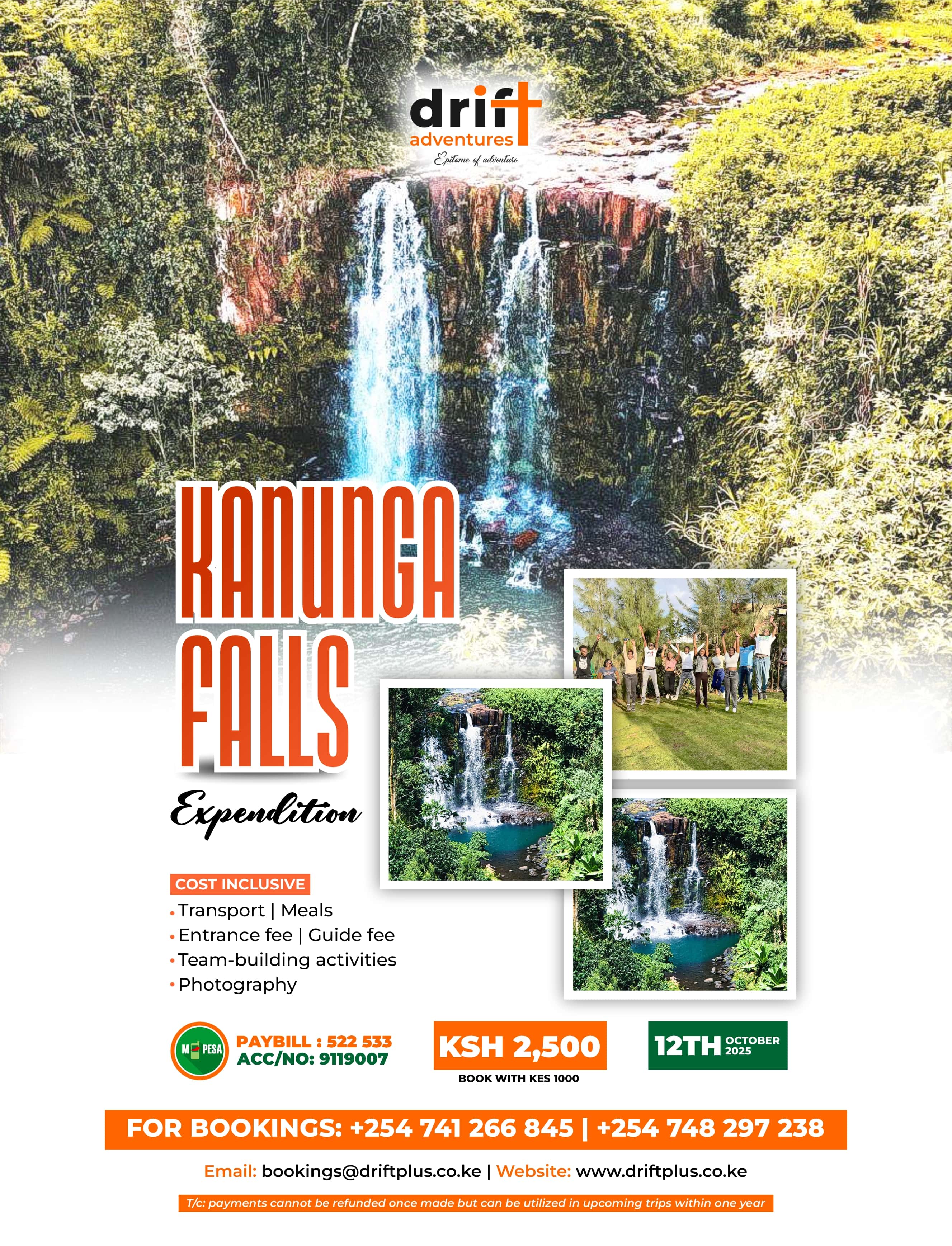 Kanunga Falls Expedition Adventure