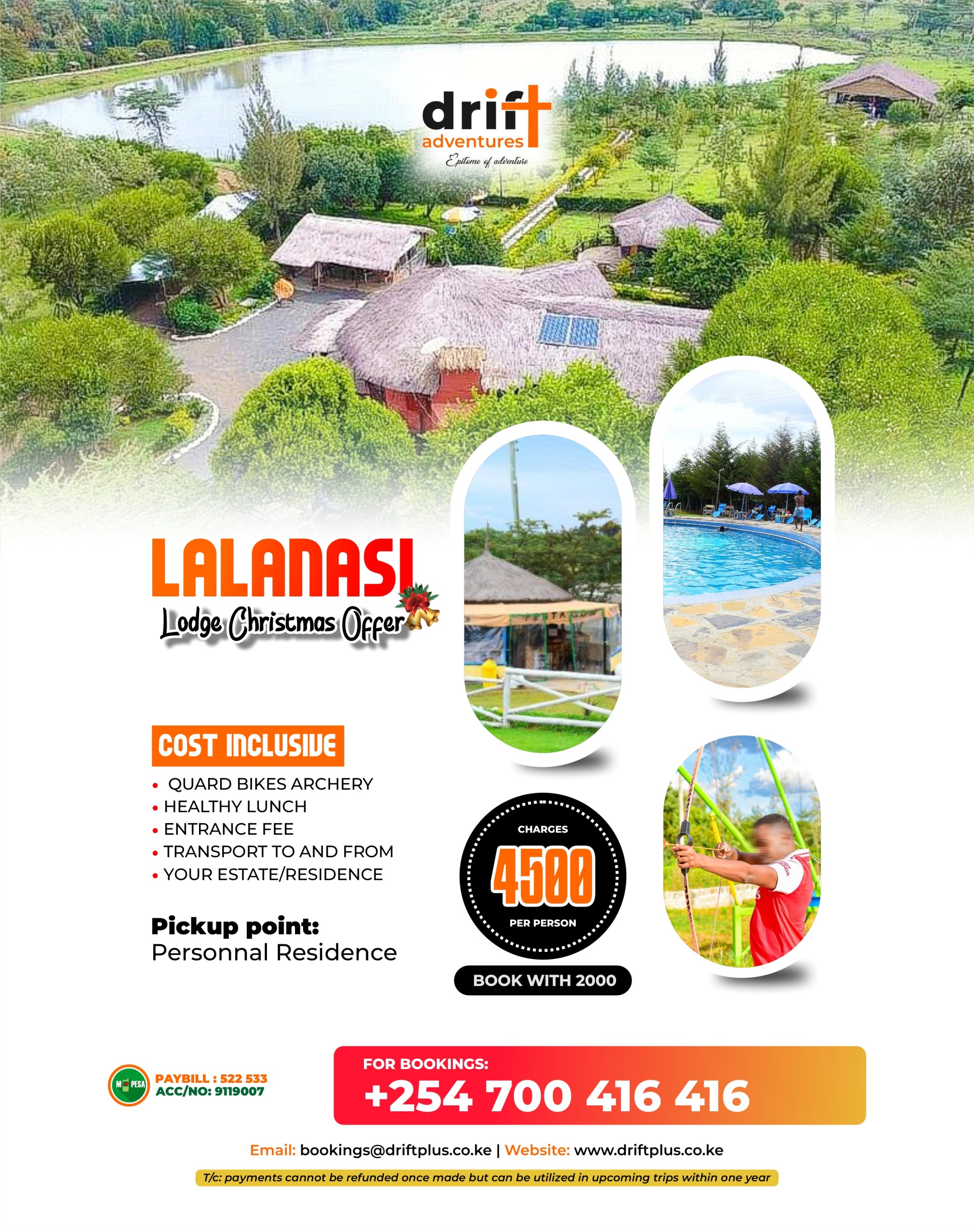Lalanasi Lodge Christmas Family Day Trip